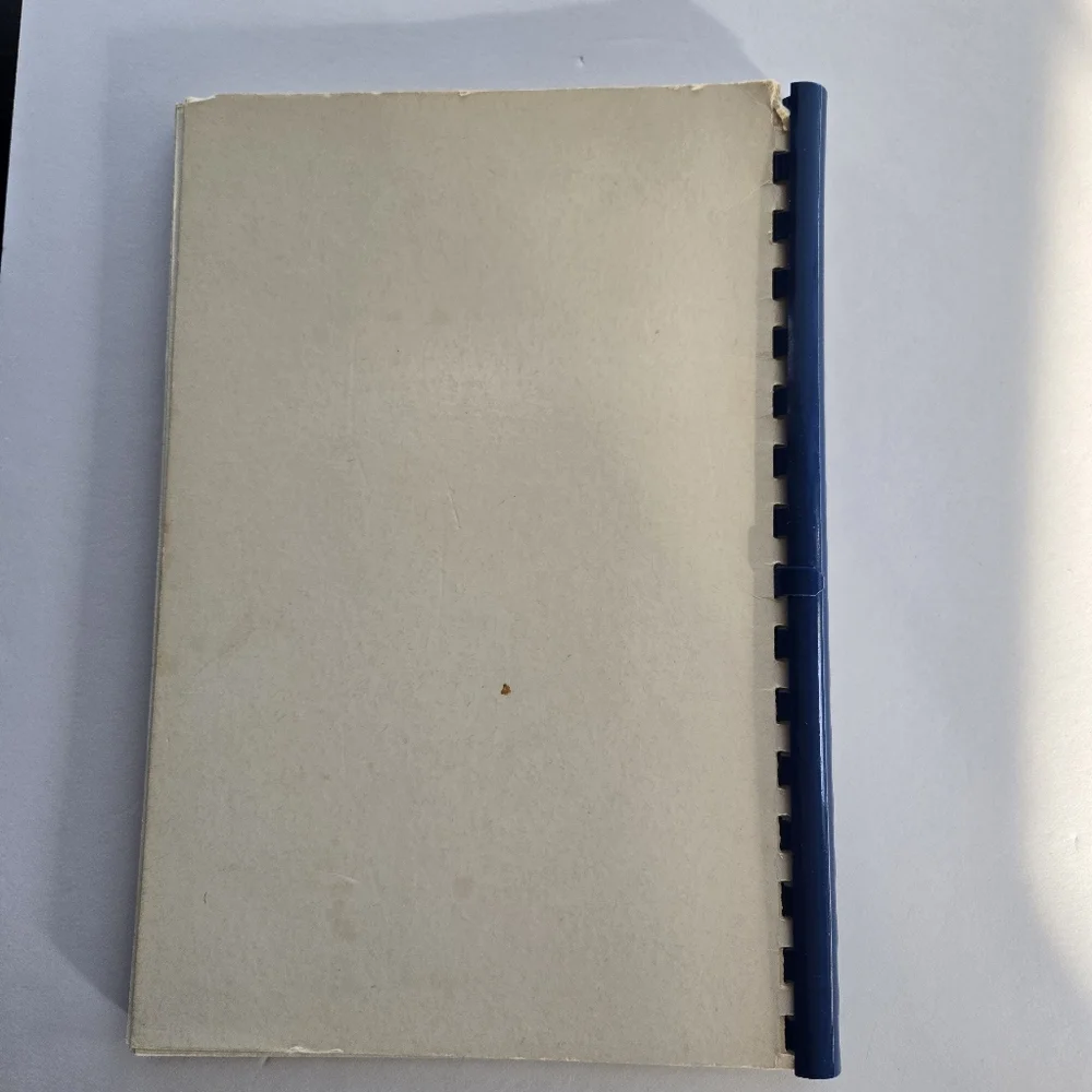 Ledyard Center School Community Vintage Cookbook 1980 Connecticut Spiral Bound